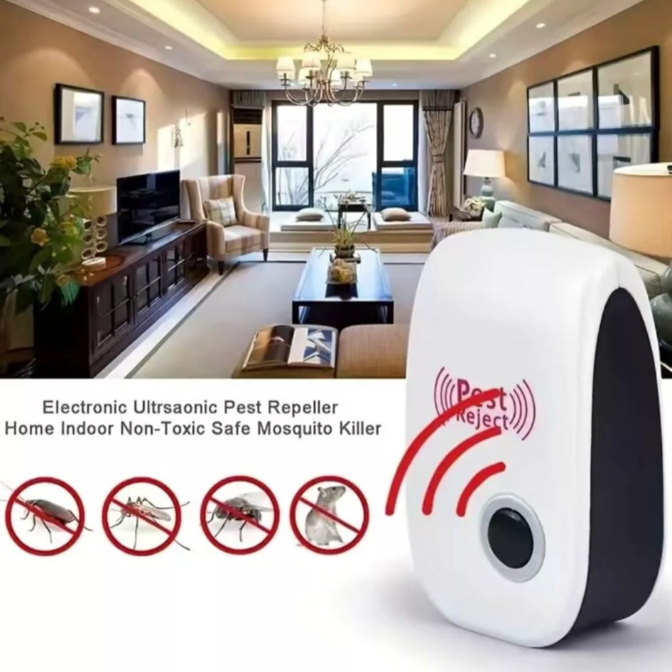 ¡Adiós, bichos! 🚫🦟❌ Repelente ultrasónico de plagas