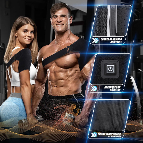 Hombrera Almohadilla Térmica Con Calefac