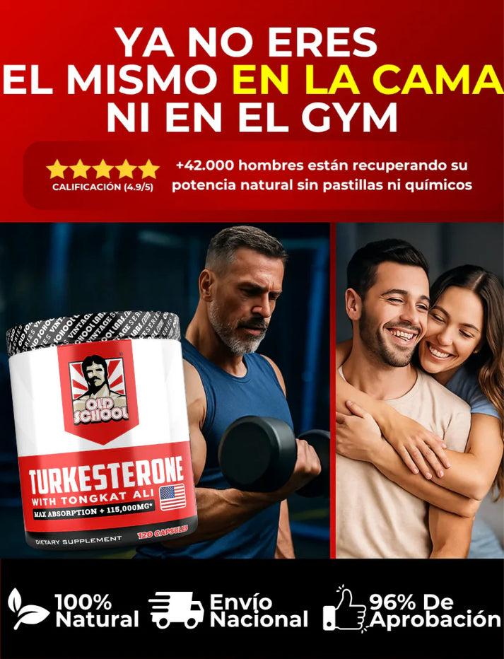 Fuerza y Vitalidad Masculina 120 Cápsulas 💪