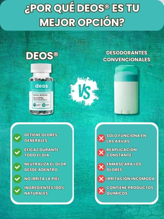 Deos Suplemento Elimina Mal Olor 30 caps